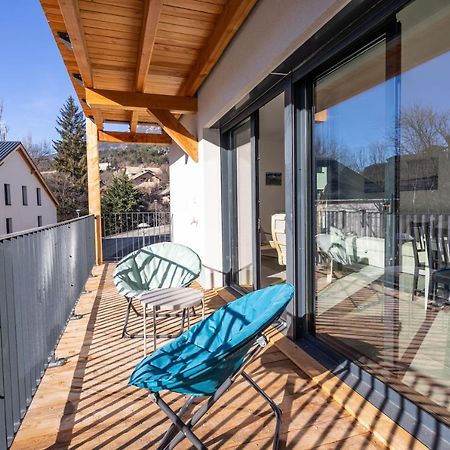 Au Calme Des Sommets - Vue Montagne Lägenhet Embrun Exteriör bild